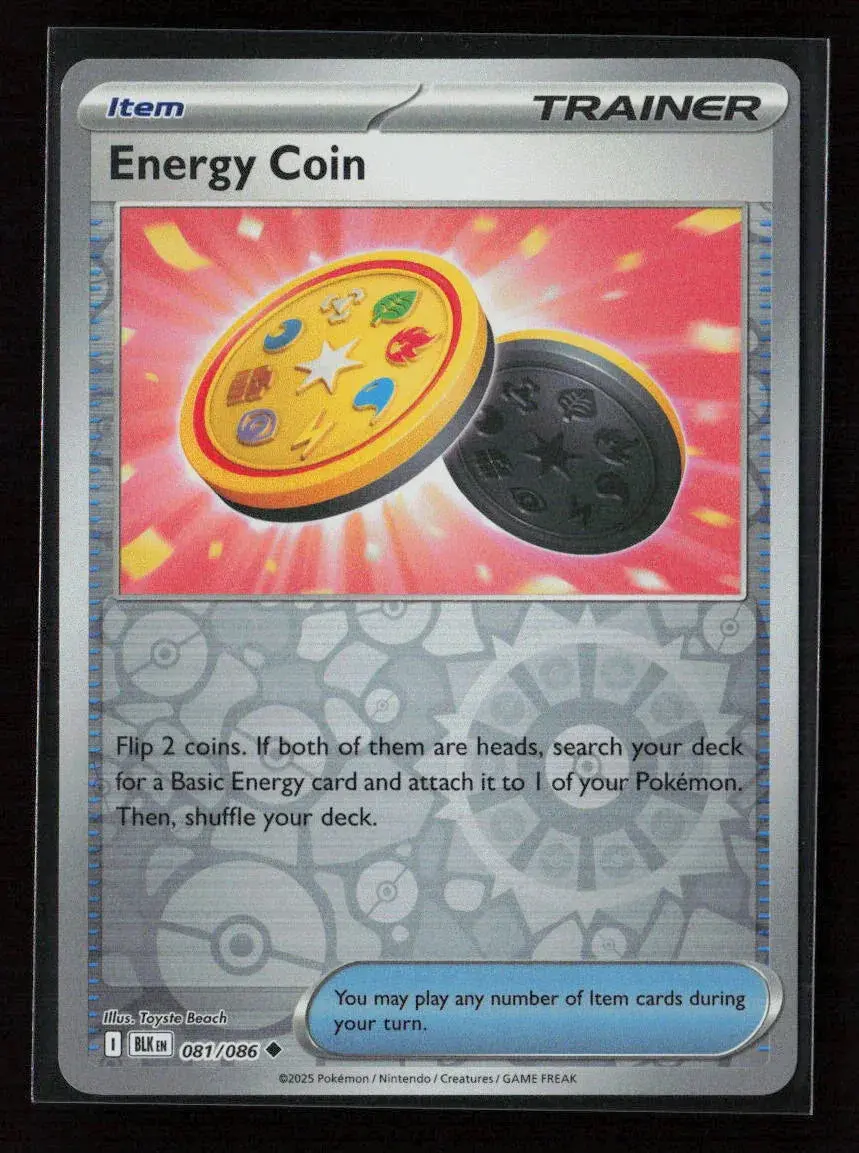 Energy Coin Uncommon Sv: Black Bolt 081/086 Nm 1