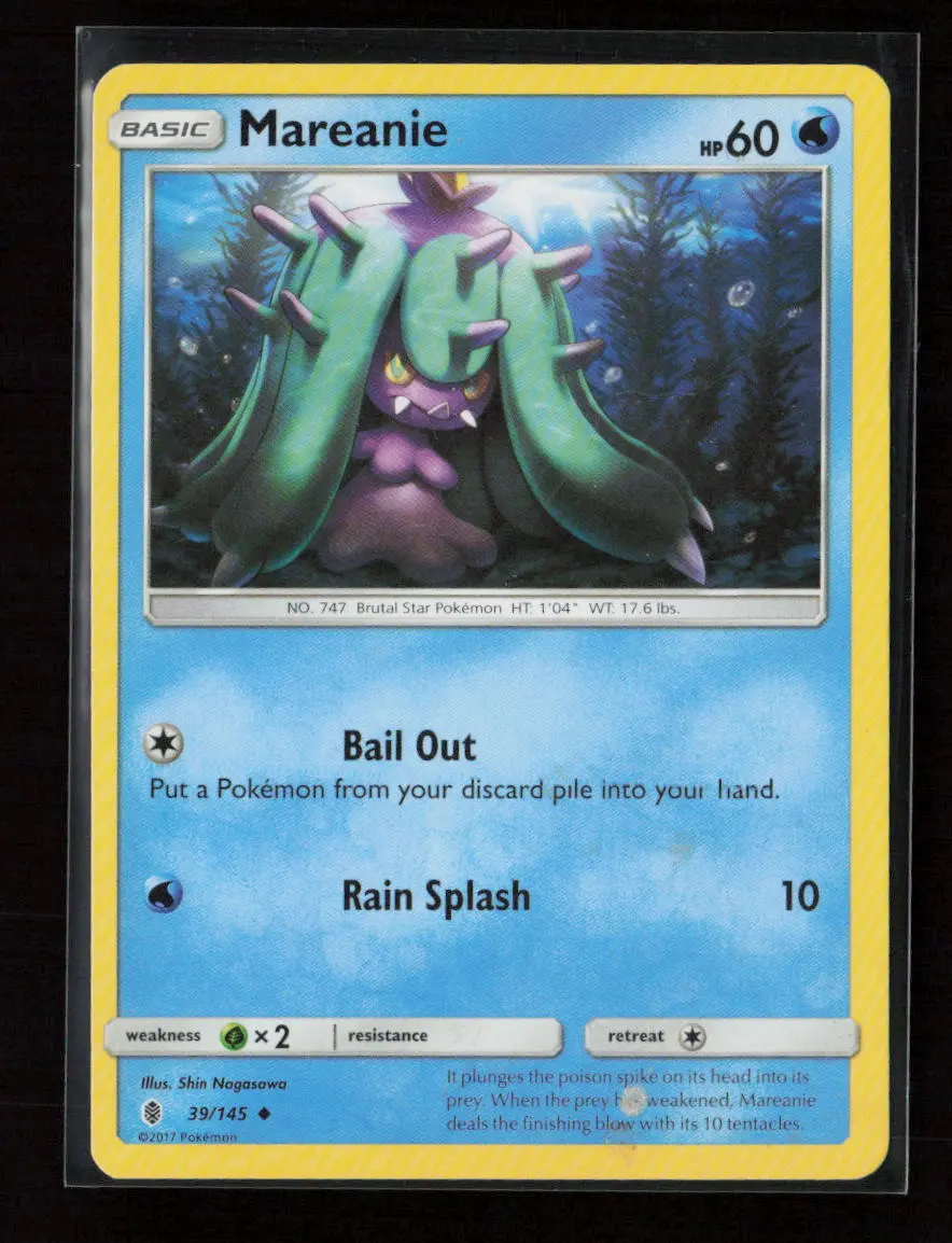 Mareanie Uncommon Sm - Guardians Rising 39/145 Lp 1