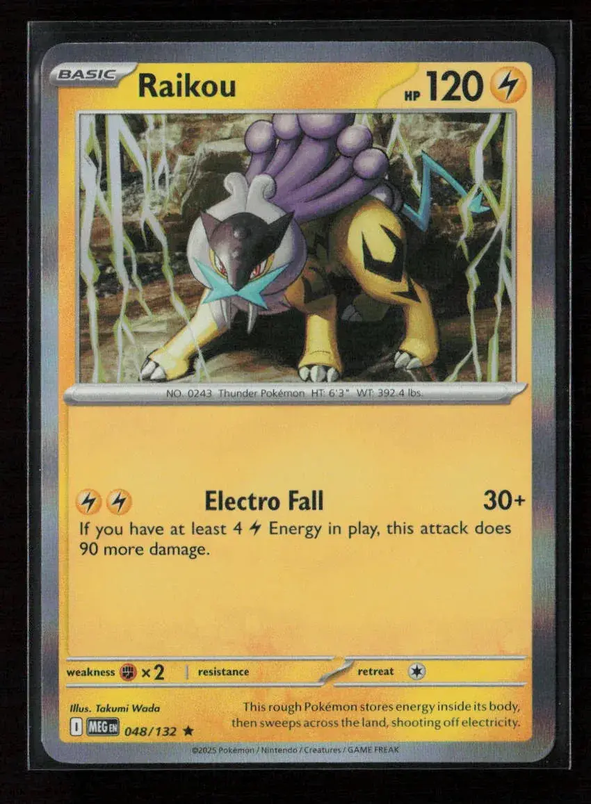 Raikou Rare Me01: Mega Evolution 048/132 Nm 1