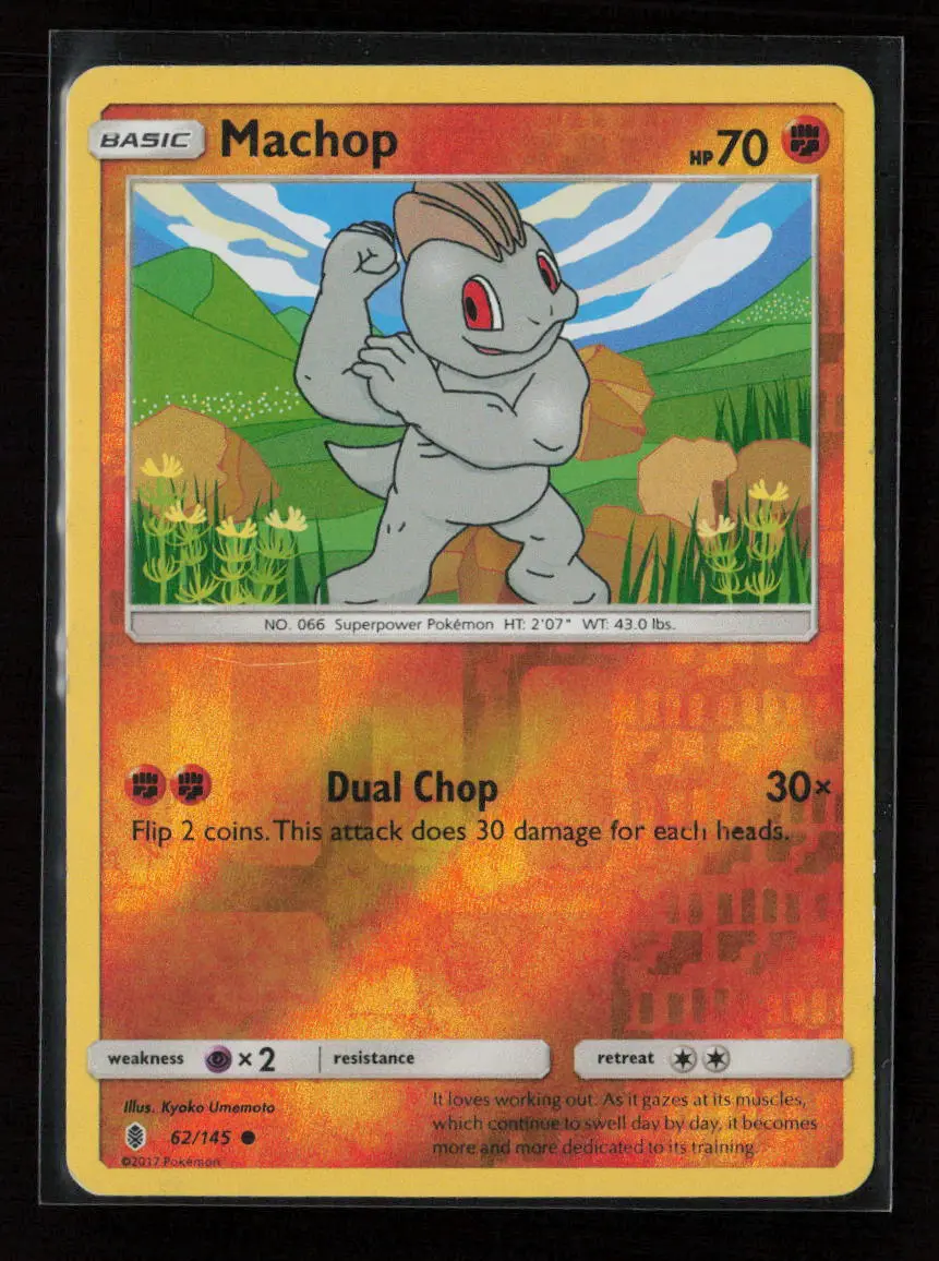 Machop (62) Common Sm - Guardians Rising 62/145 Lp 1