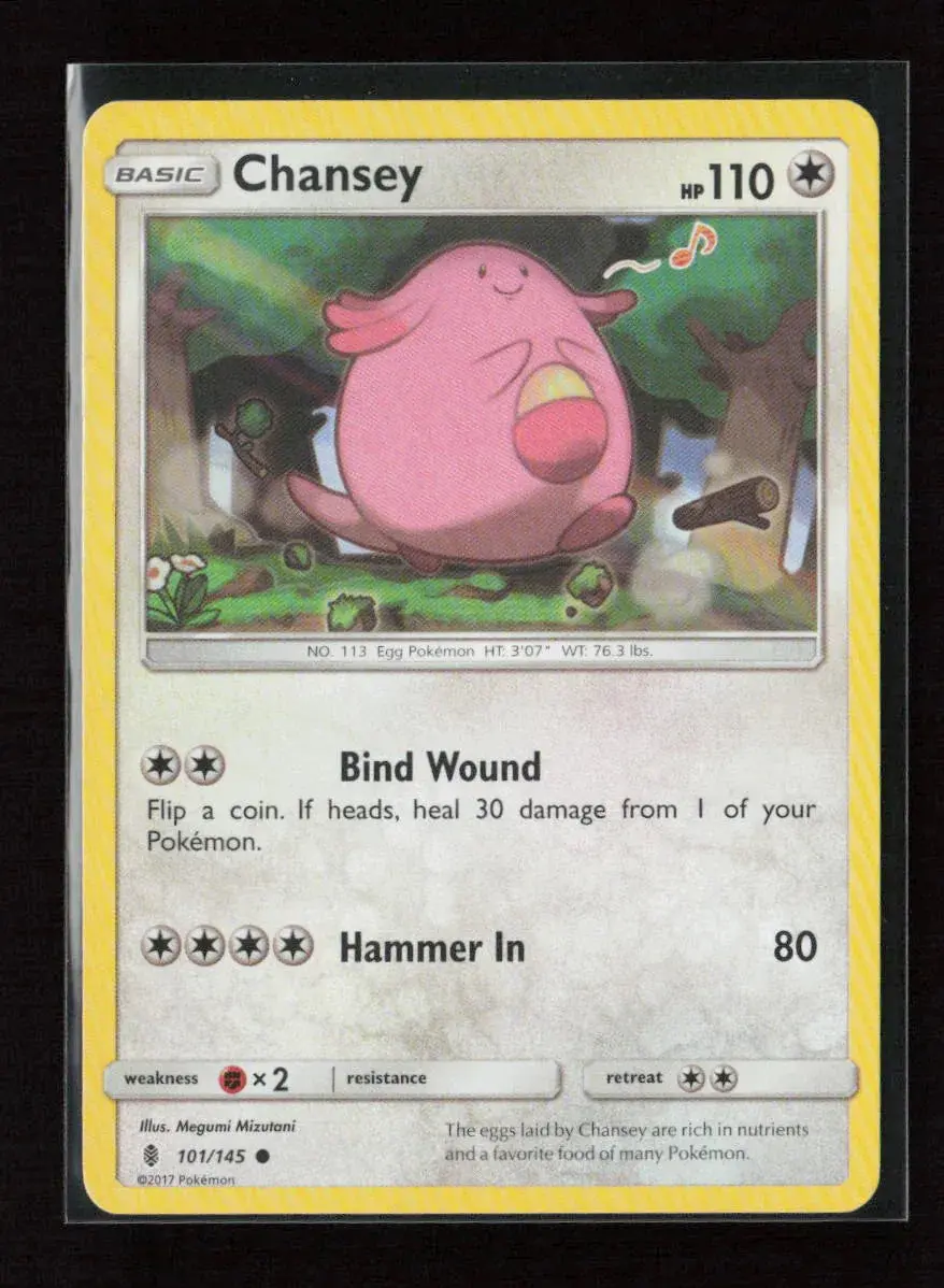 Chansey Common Sm - Guardians Rising 101/145 Lp 1