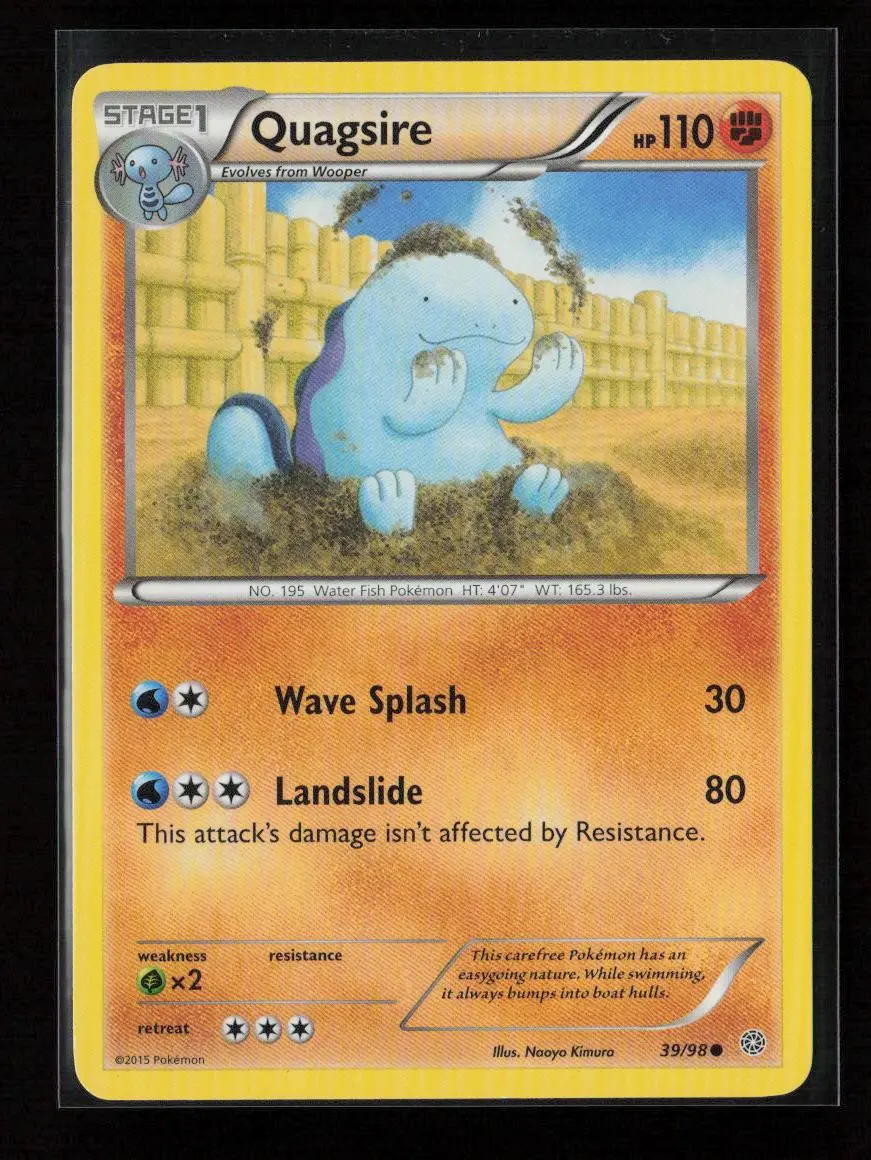 Quagsire Common Xy - Ancient Origins 39/98 Nm 1