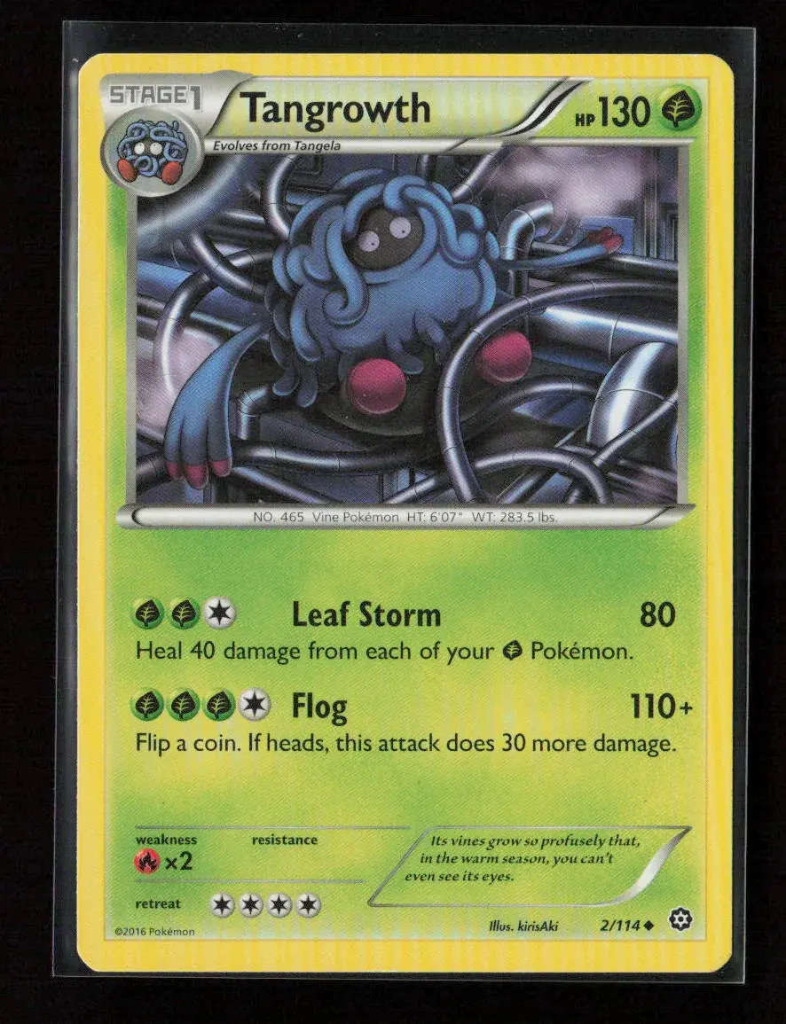 Tangrowth Uncommon Xy - Steam Siege 2/114 Nm 1