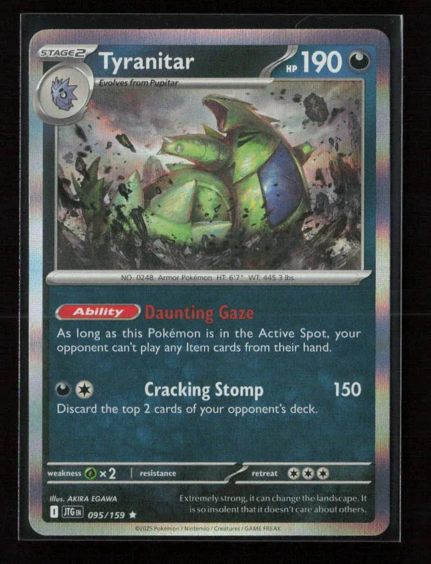 Tyranitar Rare Sv09: Journey Together 095/159 Nm 1