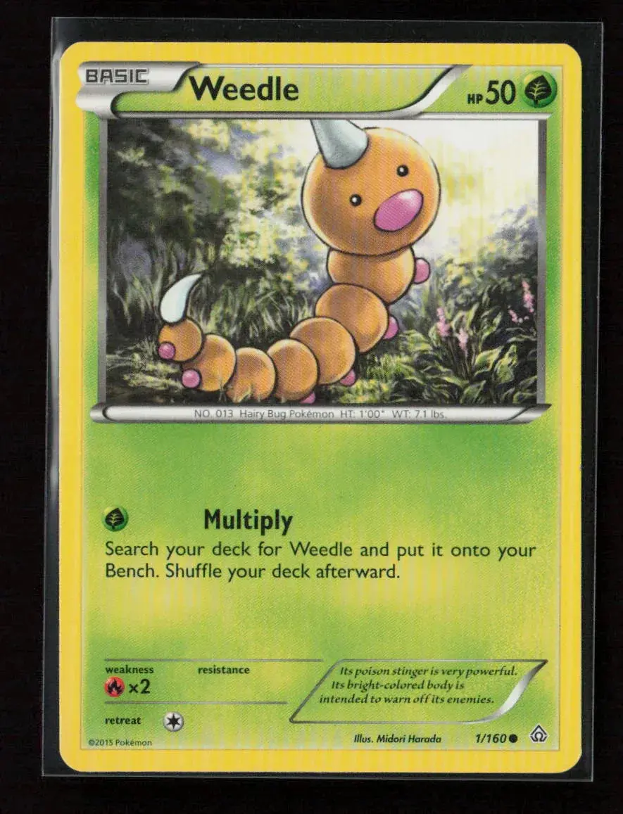Weedle Common Xy - Primal Clash 1/160 Mp 1