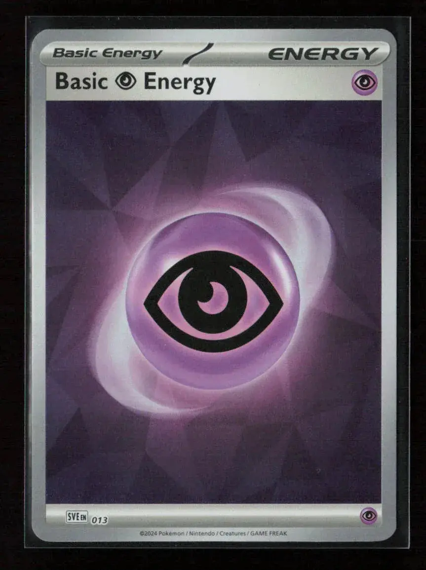 Basic Psychic Energy (Cracked Ice Holo) Common Sve: Scarlet & Violet Energies 013 Nm 1