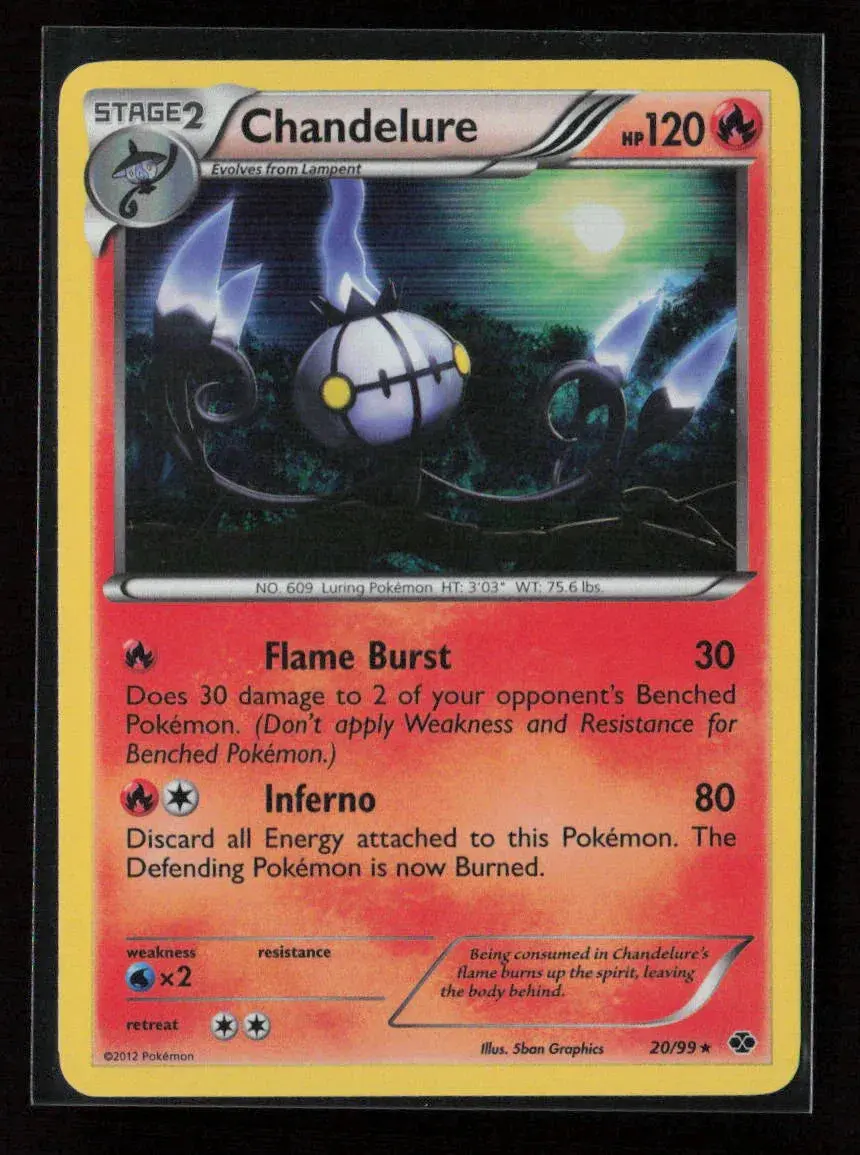 Chandelure - 20/99 Rare Deck Exclusives 020/099 Lp 1