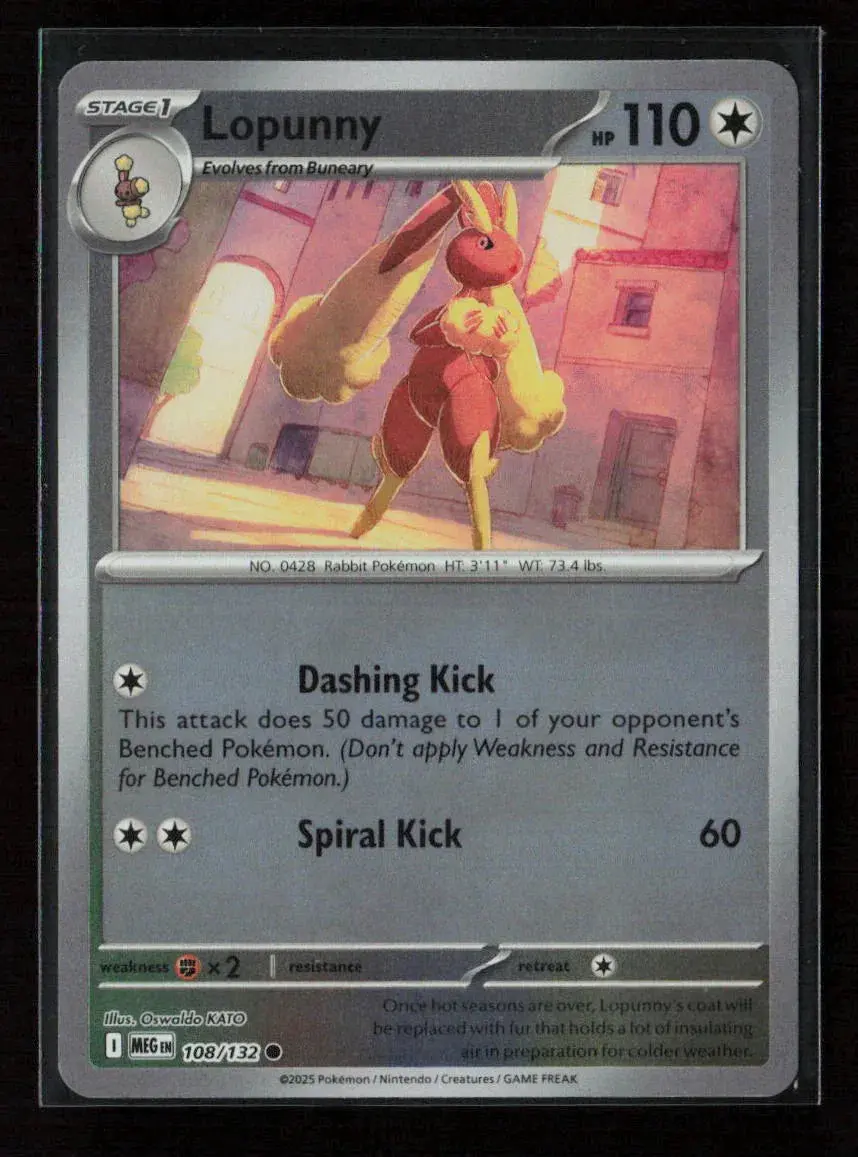 Lopunny Common Me01: Mega Evolution 108/132 Nm 1