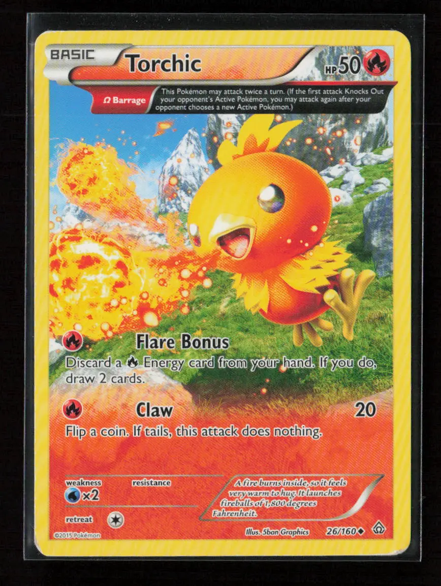 Torchic (Omega) Uncommon Xy - Primal Clash 26/160 Mp 1