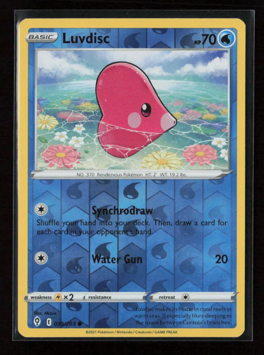 Luvdisc Common Swsh07: Evolving Skies 039/203 Nm 1
