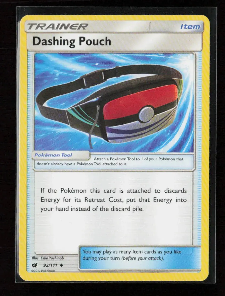 Dashing Pouch Uncommon Sm - Crimson Invasion 92/111 Lp 1