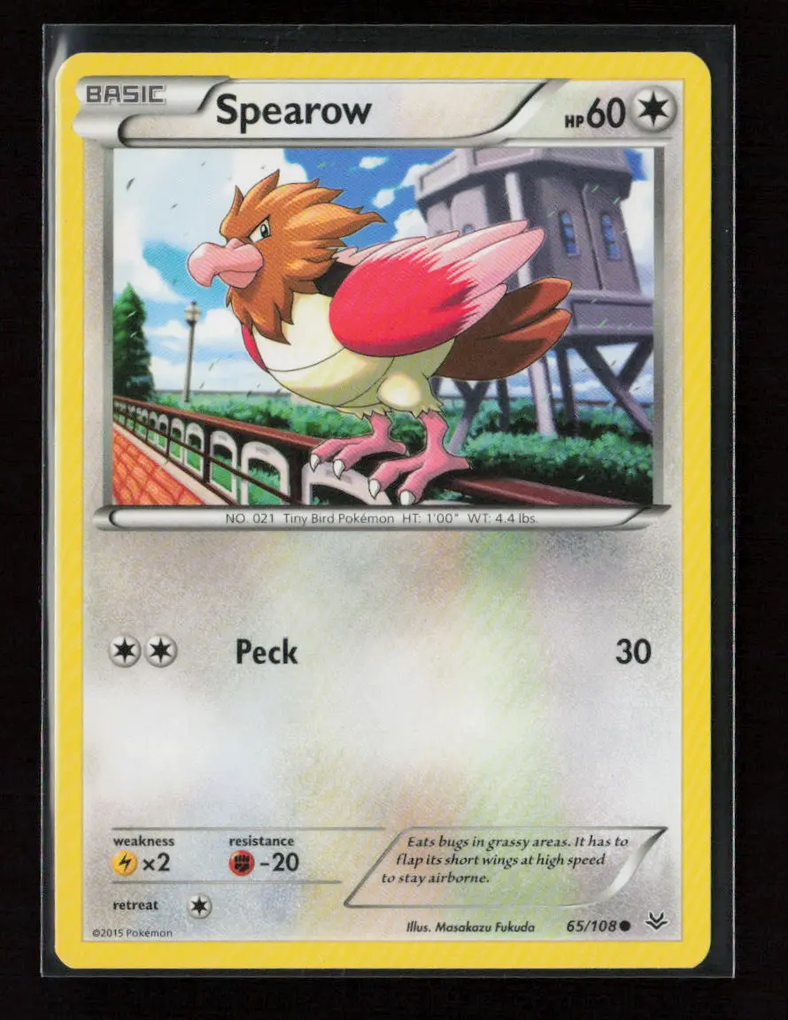 Spearow Common Xy - Roaring Skies 65/108 Lp 1