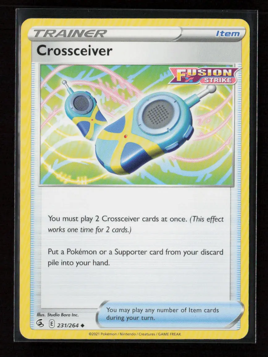 Crossceiver Uncommon Swsh08: Fusion Strike 231/264 Lp 1