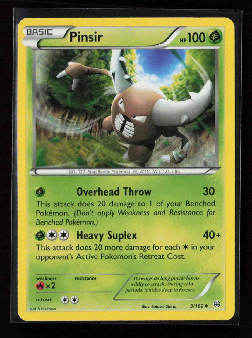 Pinsir Uncommon Xy - Breakthrough 3/162 Lp 1