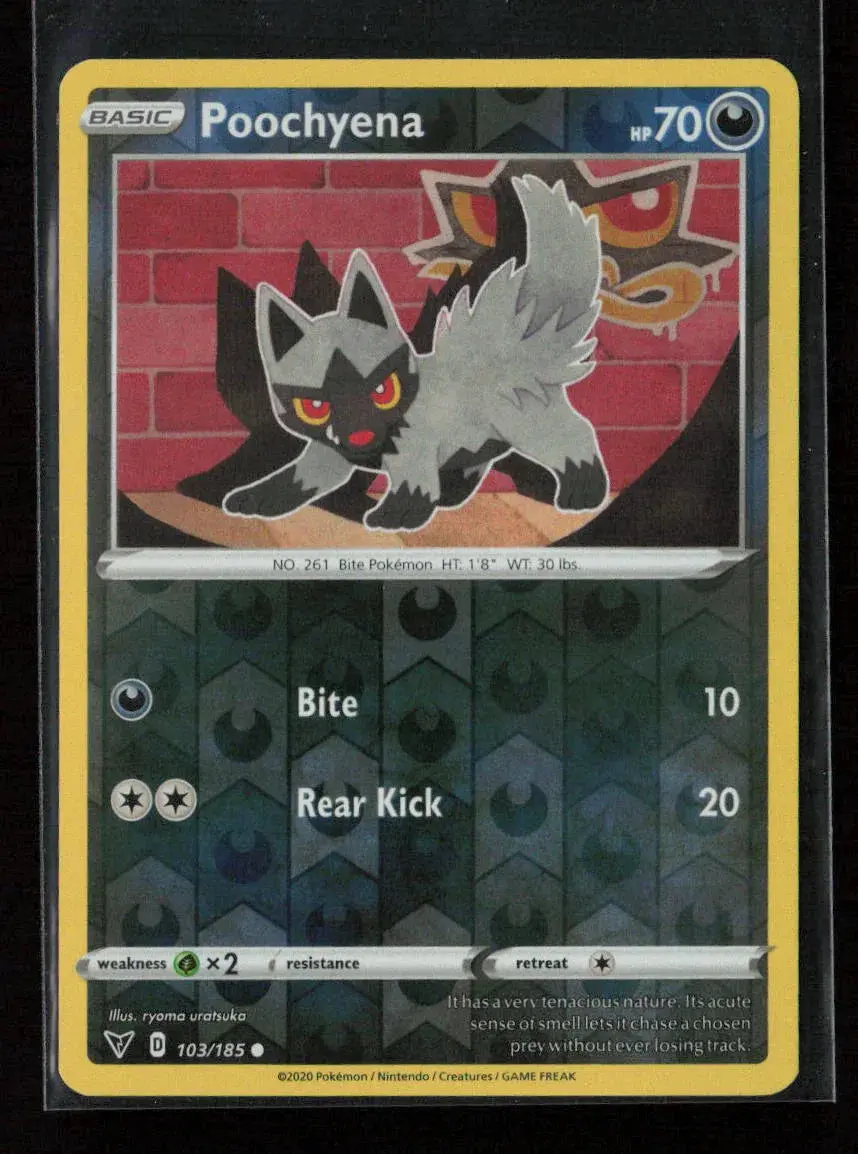 Poochyena Common Swsh04: Vivid Voltage 103/185 Lp 1