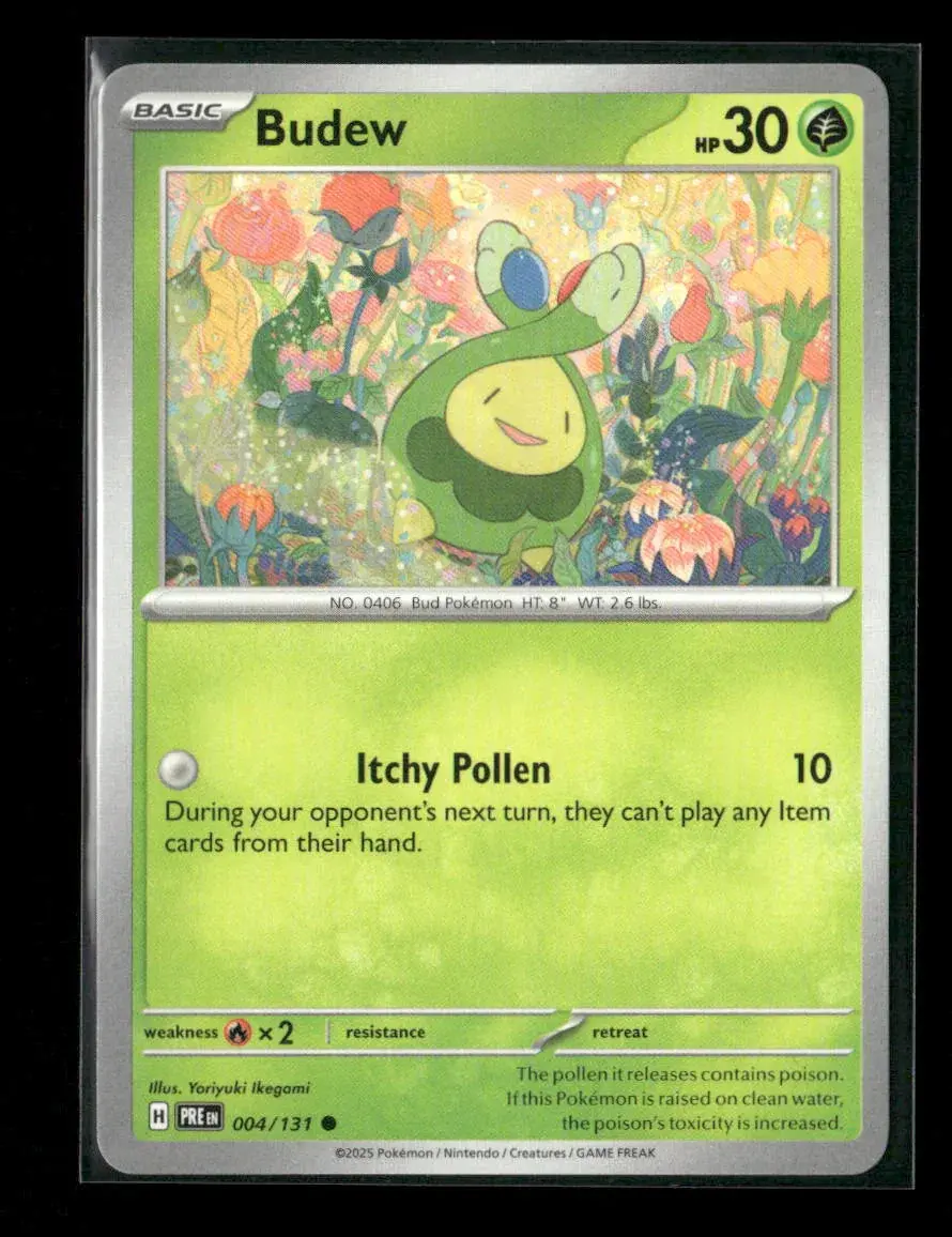 Budew Common Sv: Prismatic Evolutions 004/131 Nm 1