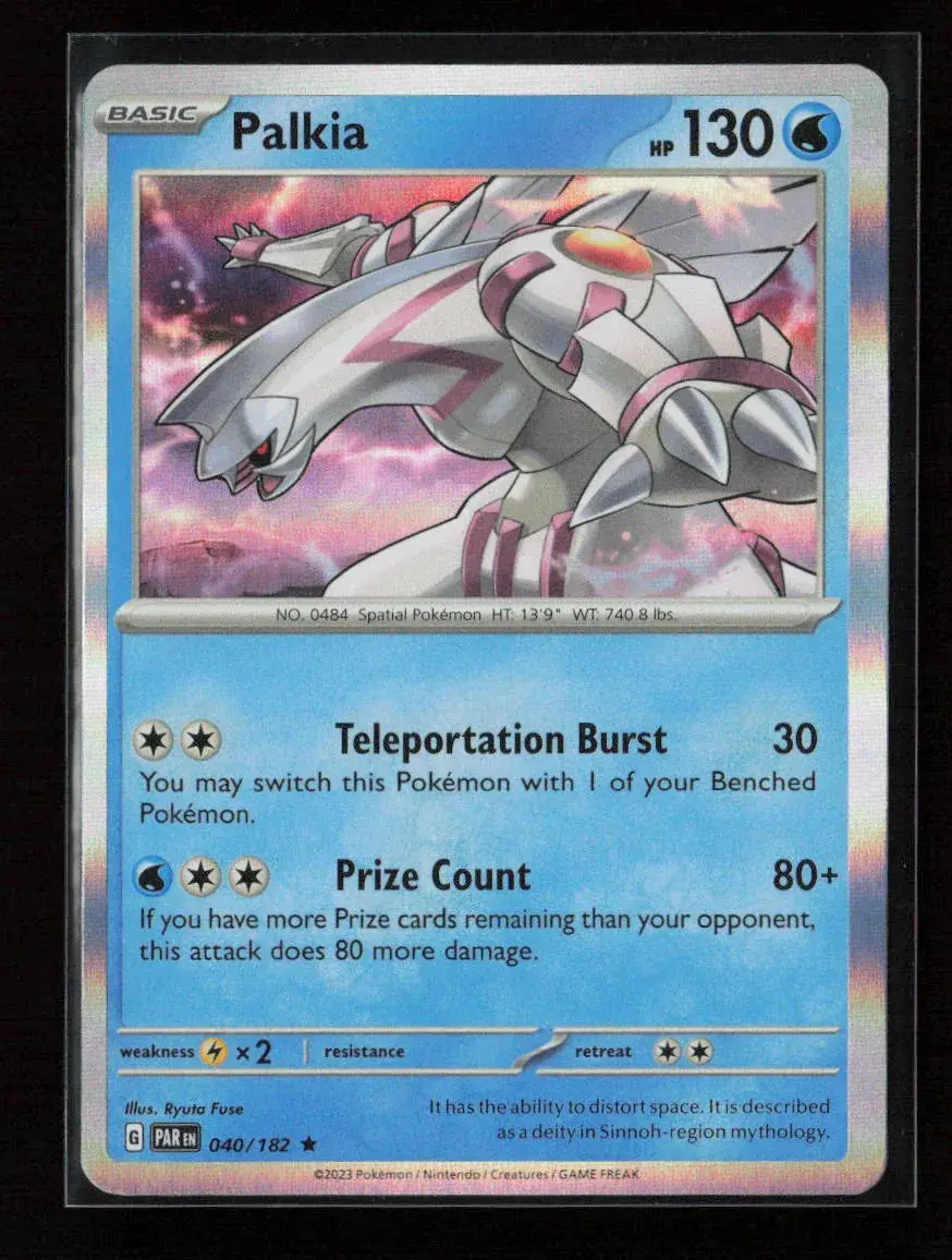 Palkia Rare Sv04: Paradox Rift 040/182 Nm 1