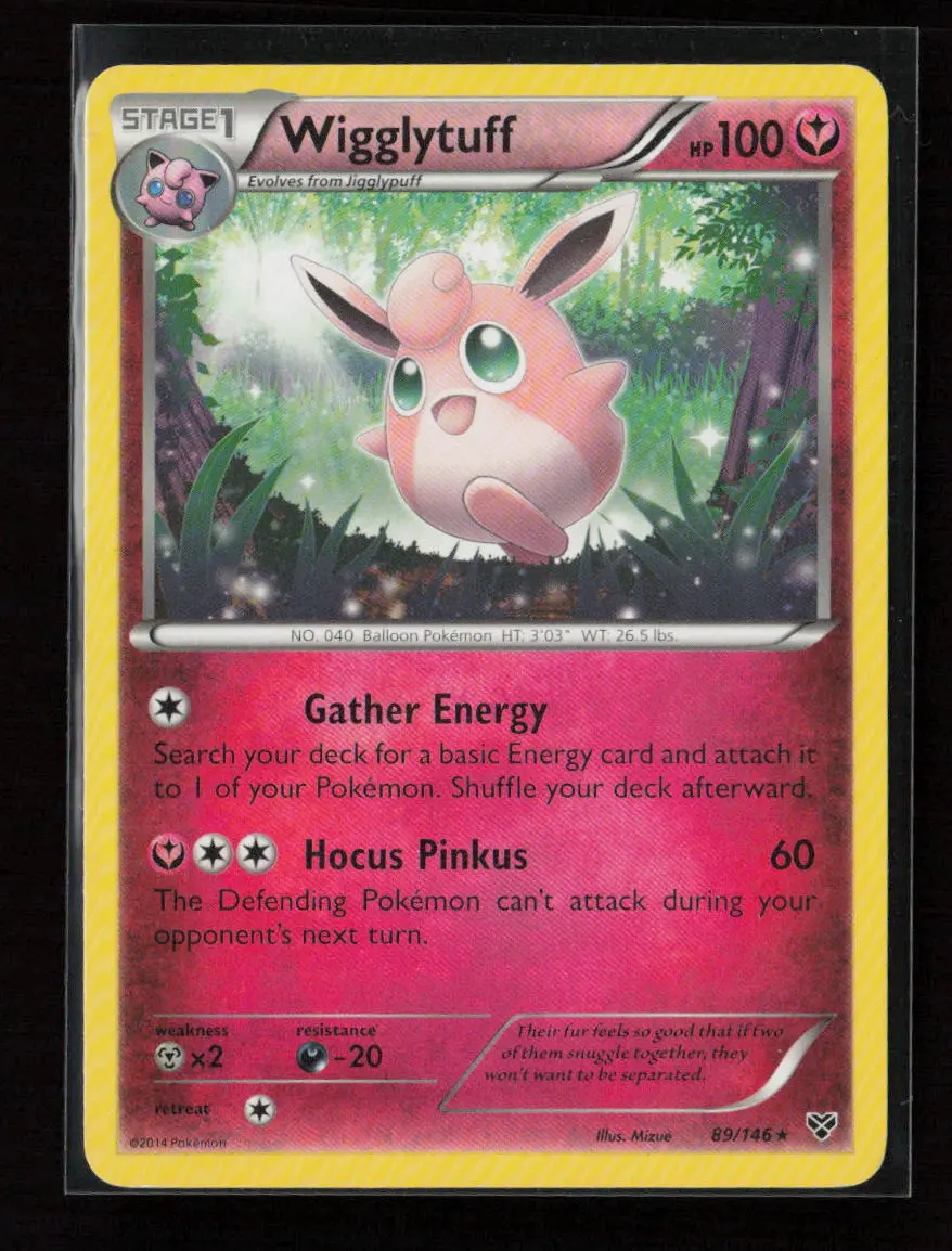 Wigglytuff (89) Rare Xy Base Set 89/146 Mp 1