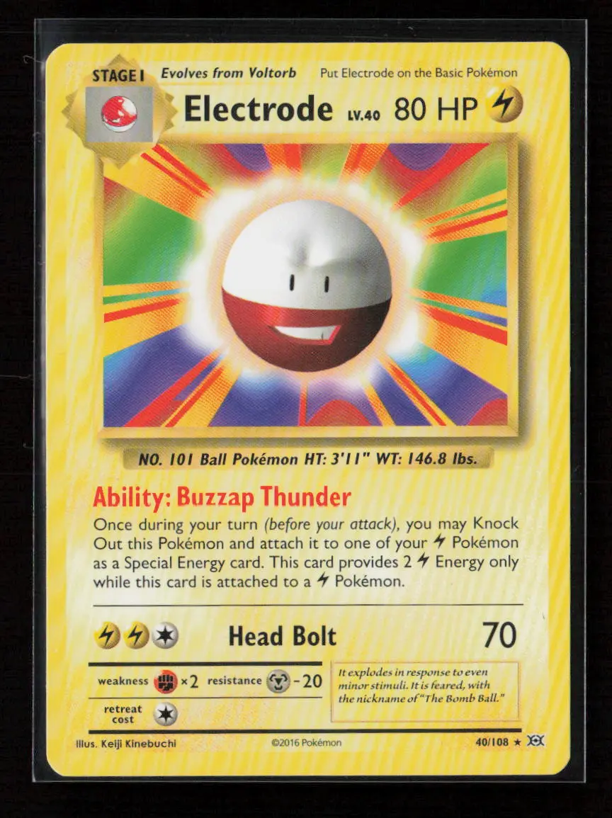 Electrode Rare Xy - Evolutions 40/108 Lp 1