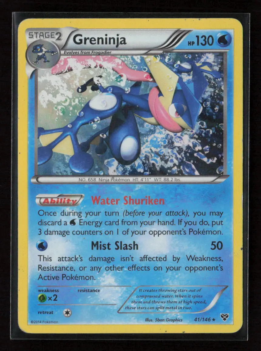 Greninja Holo Rare Xy Base Set 41/146 Mp 1