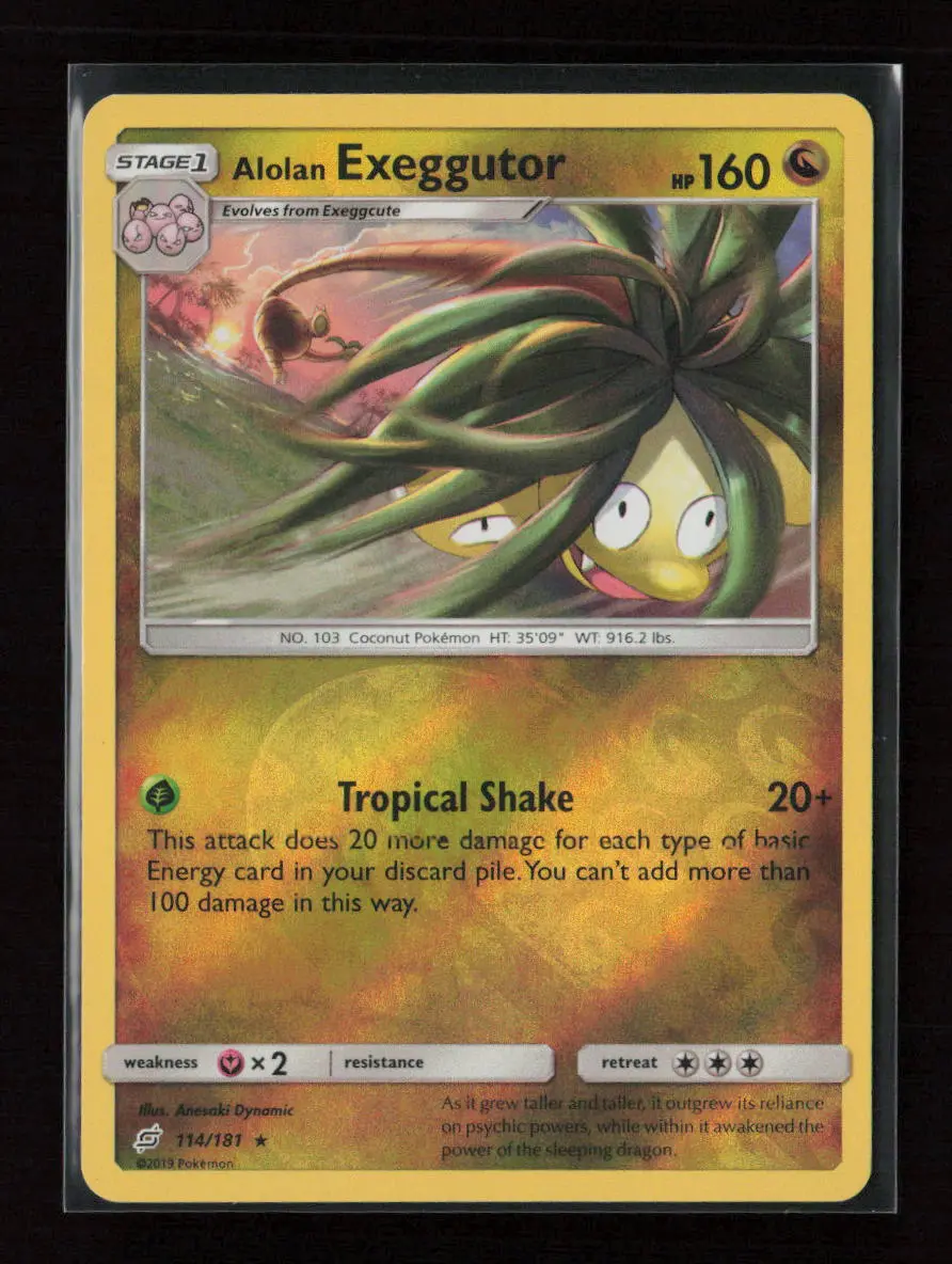 Alolan Exeggutor (114) Rare Sm - Team Up 114/181 Nm 1