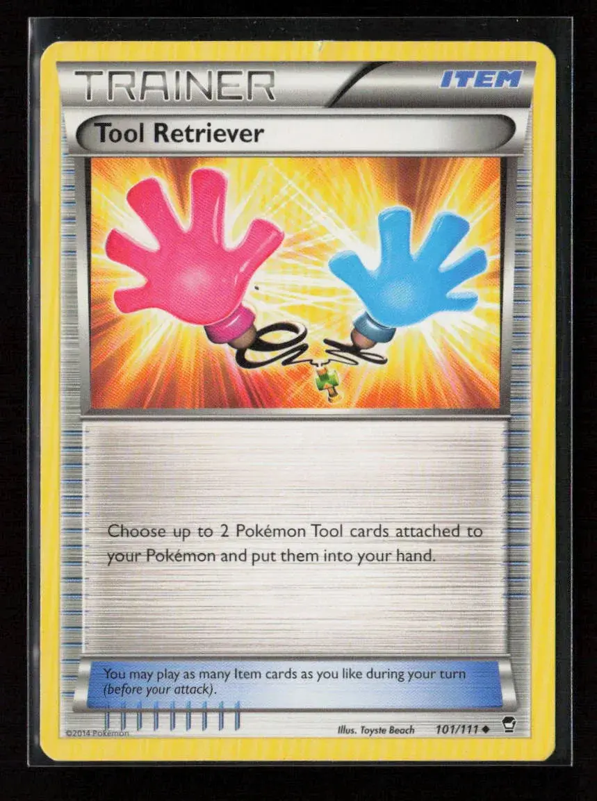 Tool Retriever Uncommon Xy - Furious Fists 101/111 Lp 1