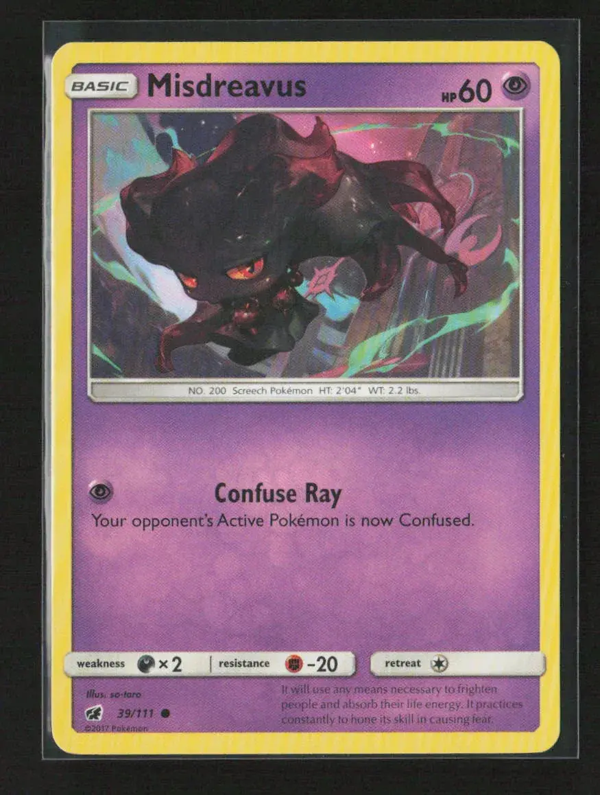 Misdreavus Common Sm - Crimson Invasion 39/111 Lp 1