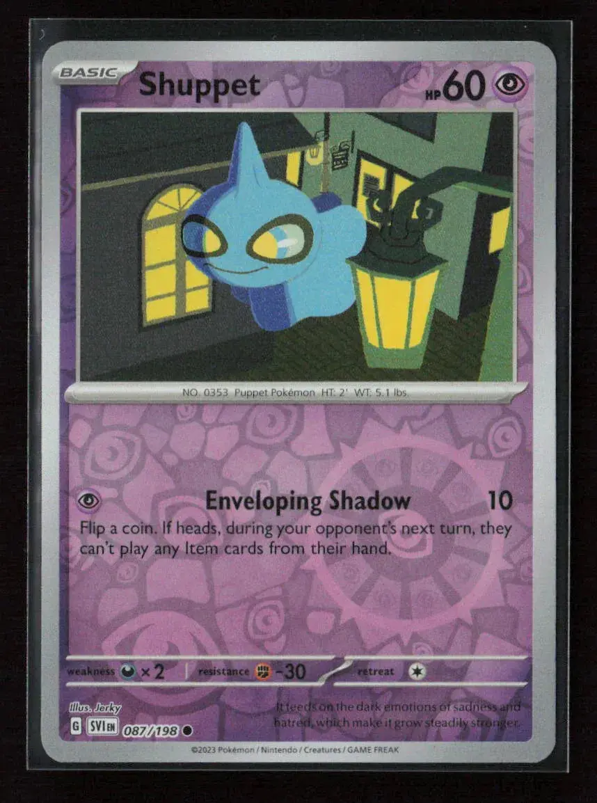 Shuppet Common Sv01: Scarlet & Violet Base Set 087/198 Nm 1