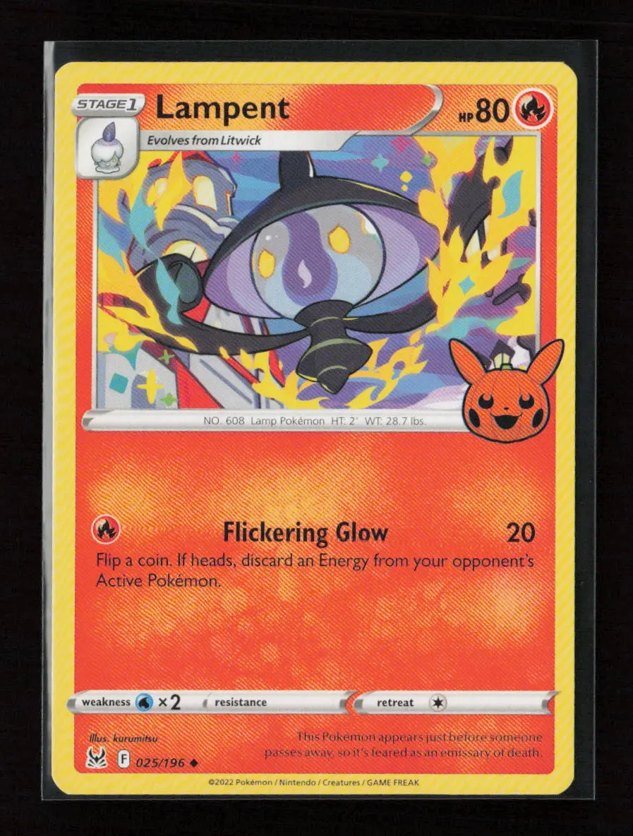 Lampent Uncommon Trick Or Trade Booster Bundle 2023 025/196 Lp 1