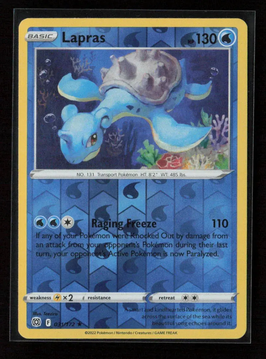 Lapras Uncommon Sv07: Stellar Crown 031/142 Nm 1