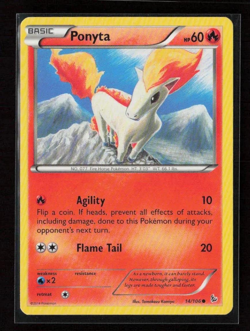 Ponyta Common Xy - Flashfire 14/106 Lp 1