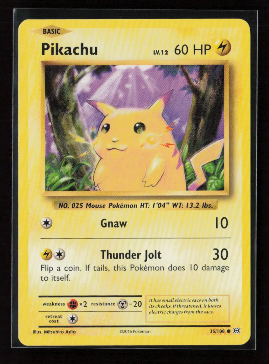 Pikachu Common Xy - Evolutions 35/108 Lp 1