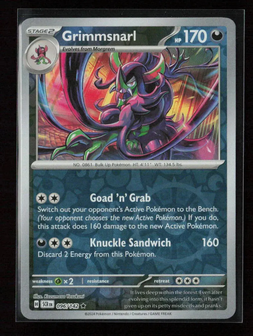 Grimmsnarl Rare Sv07: Stellar Crown 096/142 Nm 1