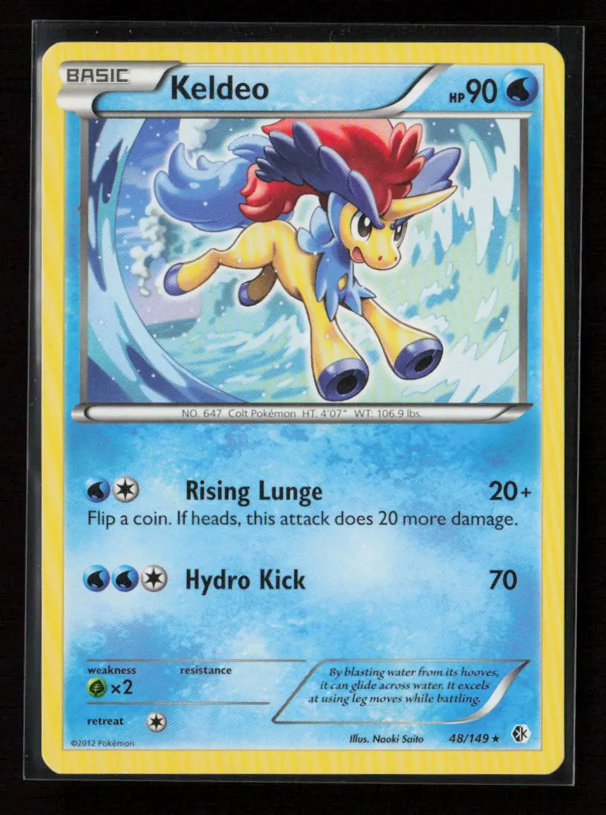 Keldeo (48) Rare Boundaries Crossed 48/149 Lp 1