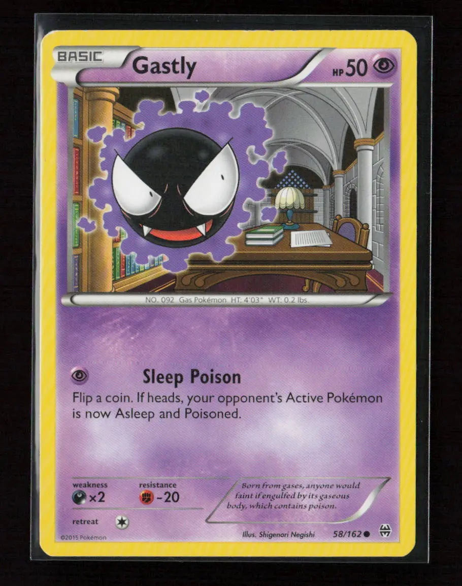 Gastly Common Xy - Breakthrough 58/162 Lp 1