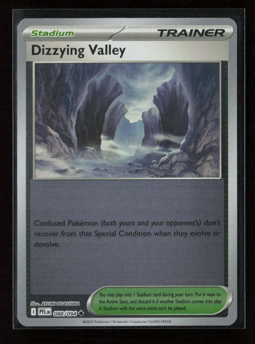 Dizzying Valley Uncommon Me02: Phantasmal Flames 088/094 Nm 1