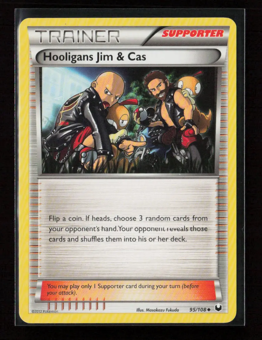 Hooligans Jim & Cas Uncommon Dark Explorers 95/108 Nm 1