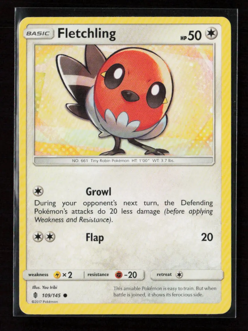 Fletchling Common Sm - Guardians Rising 109/145 Lp 1