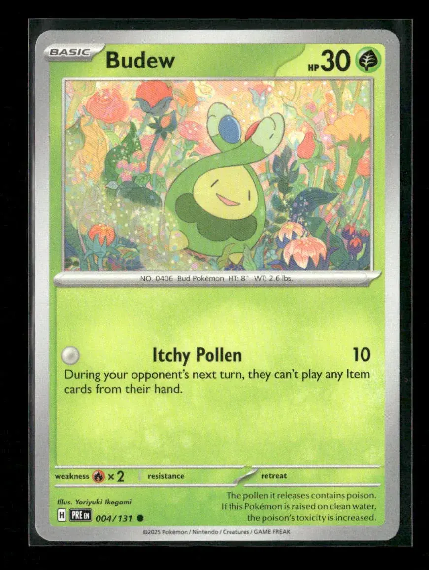 Budew Common Sv: Prismatic Evolutions 004/131 Nm 1