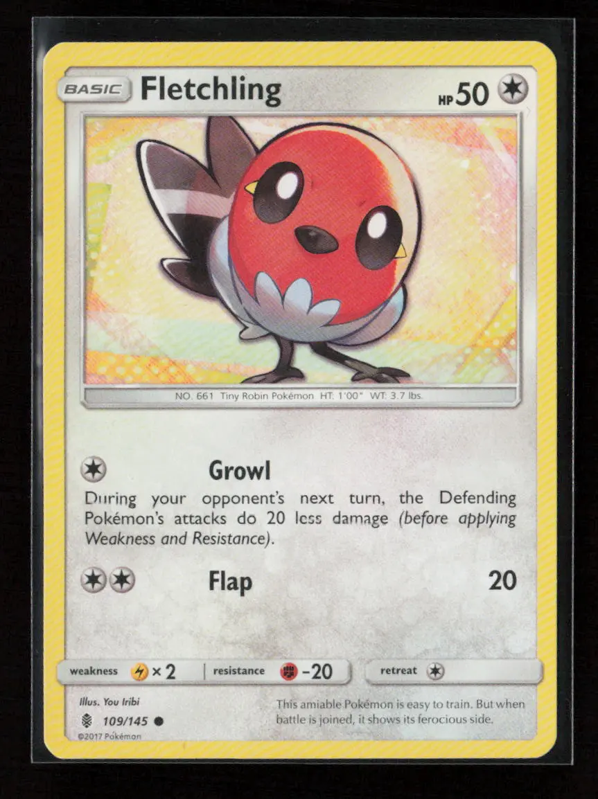 Fletchling Common Sm - Guardians Rising 109/145 Lp 1