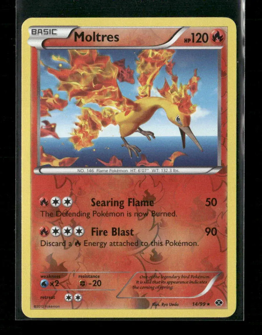 Moltres Holo Rare Next Destinies 14/99 Lp 1