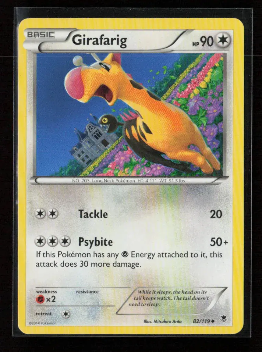 Girafarig Uncommon Xy - Phantom Forces 82/119 Lp 1
