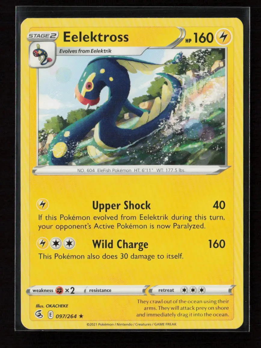 Eelektross Rare Swsh08: Fusion Strike 097/264 Lp 1