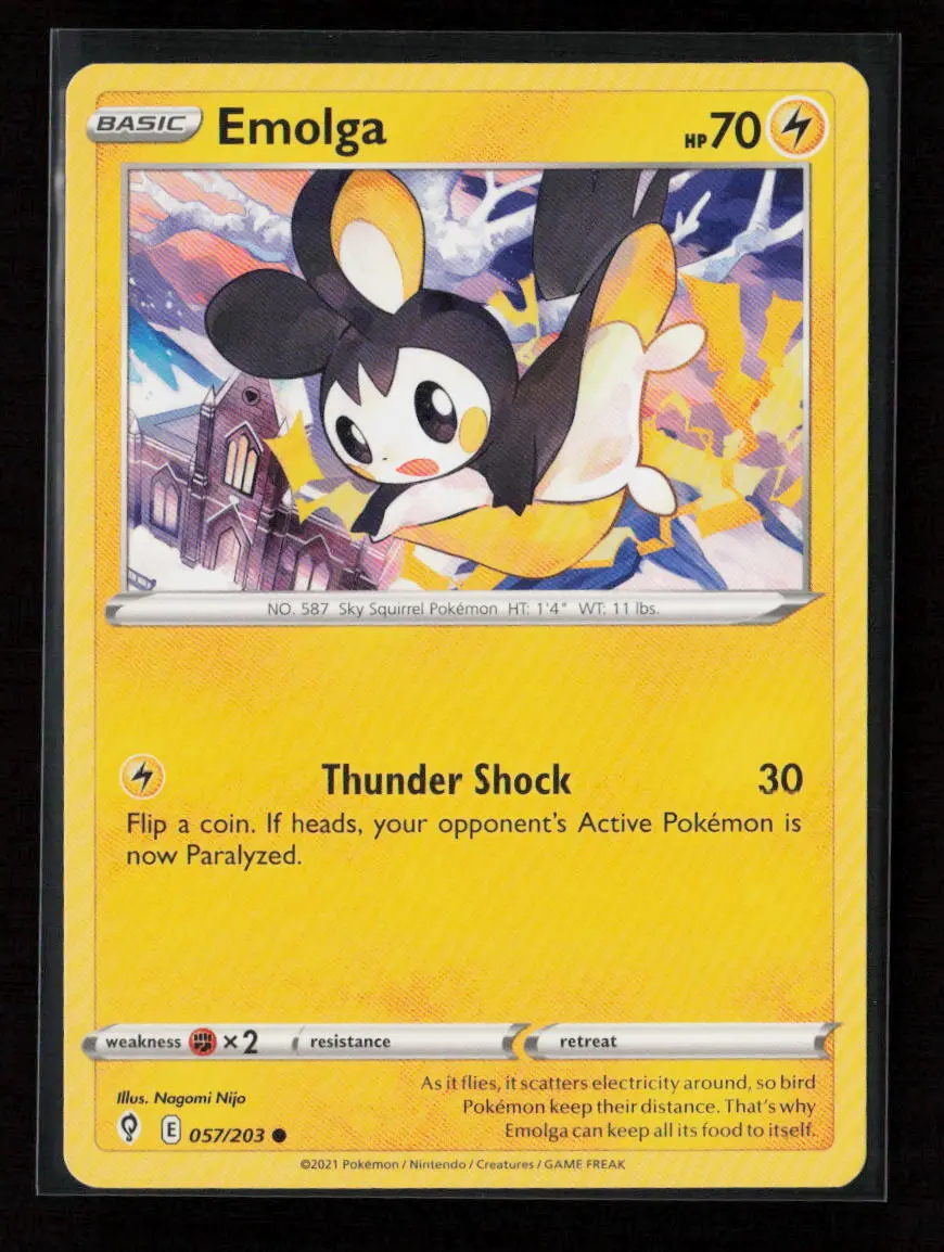 Emolga Common Swsh07: Evolving Skies 057/203 Lp 1
