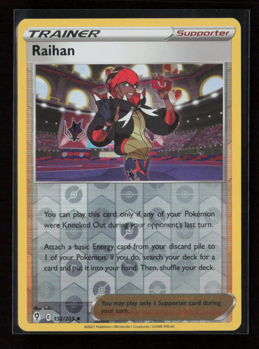 Raihan Uncommon Swsh07: Evolving Skies 152/203 Nm 1