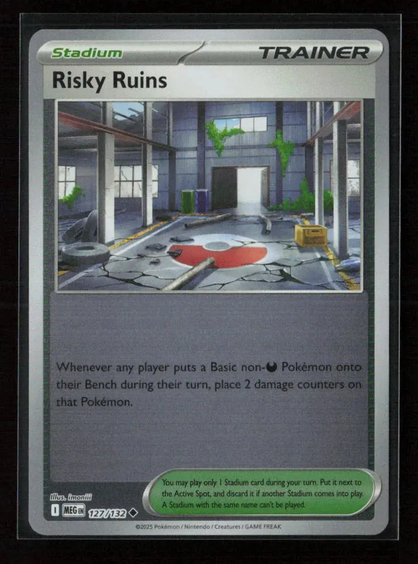 Risky Ruins Uncommon Me01: Mega Evolution 127/132 Nm 1