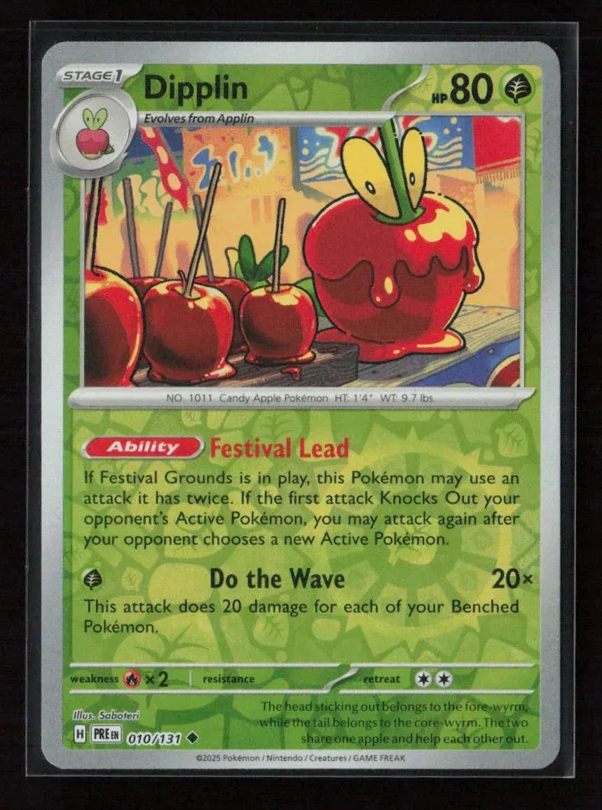 Dipplin Uncommon Sv: Prismatic Evolutions 010/131 Nm 1