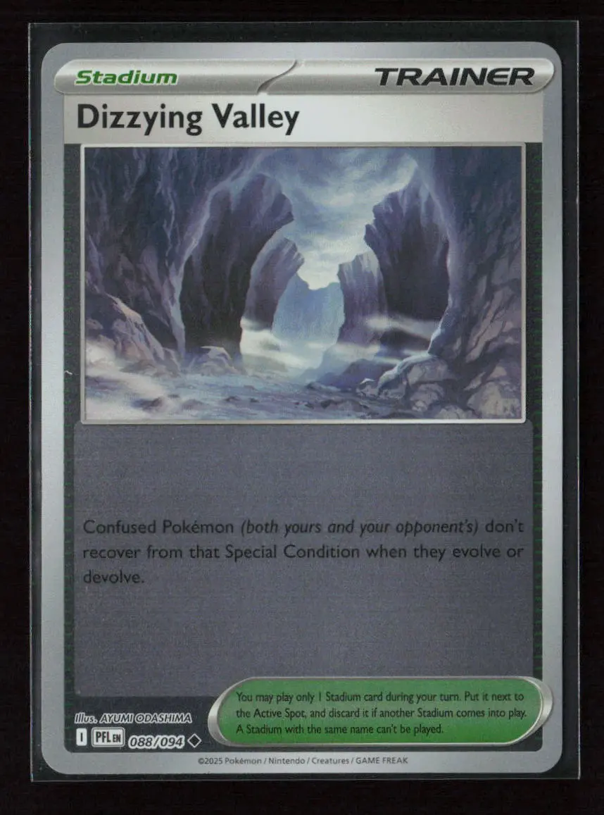 Dizzying Valley Uncommon Me02: Phantasmal Flames 088/094 Nm 1