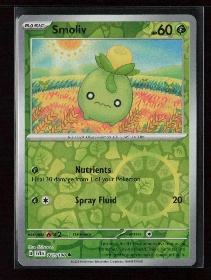 Smoliv - Common Sv01: Scarlet & Violet Base Set 021/198 Nm 1