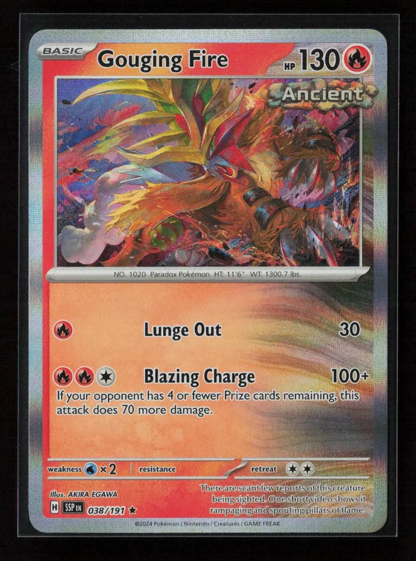 Gouging Fire Promo Deck Exclusives 038/191 Nm 1